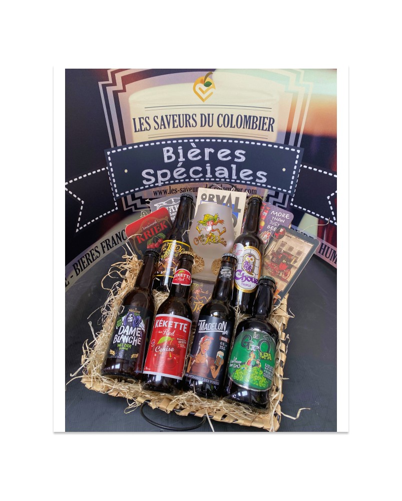 Coffret cadeau 4 bières belges - Paniers garnis - Acheter sur Le