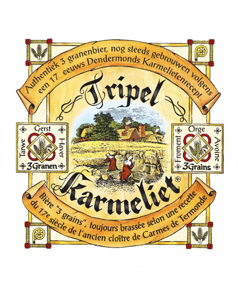 Tripel Karmeliet bière trappiste - 75cl