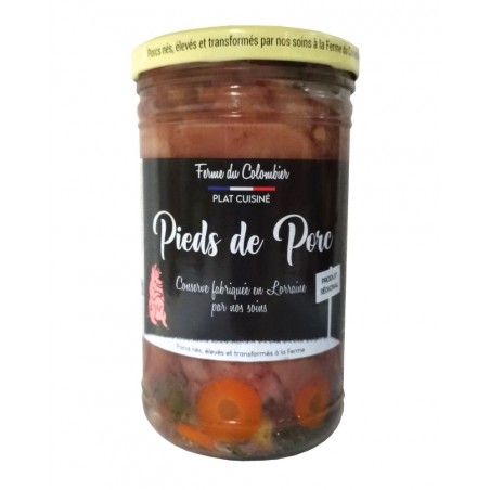 Pied de porc, produit par la Ferme du Colombier (Villote-sur-Aire, 55)