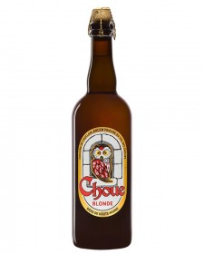 Bière Choue blonde 75cl, produite par la brasserie Vauclair en Haute-Marne (52)