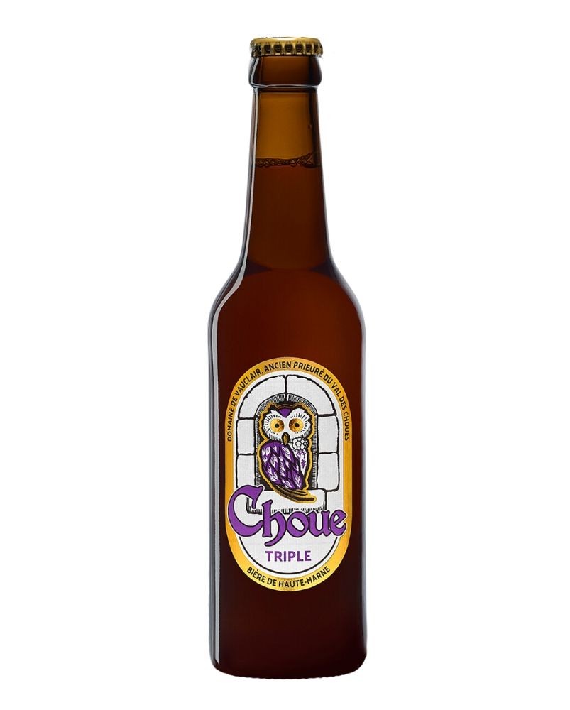 Bière Choue triple 75cl, produite par la brasserie de Vauclair en Haute-Marne (52)