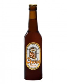 Bière Choue rousse 75cl, produite par la brasserie de Vauclair en Haute-Marne (52)