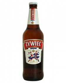 Bière polonaise Zywiec 50cl, produite par la brasserie Zywiec