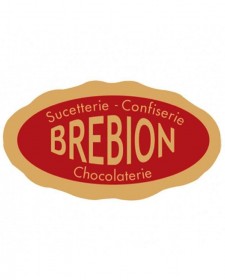 Sachet de guimauves  artisanales enrobées de chocolat, produites en Lorraine à Liverdun (54) par la confiserie Brebion