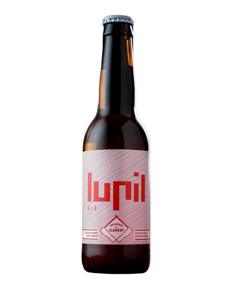 Bière Lupil bio 33cl, produite par la Brasserie de Clémery à Lesménils (54, Meurthe-et-Moselle)