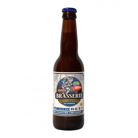 Bière au chanvre artisanale 33cl, gamme atypique de la Brasserie du Lavoir à Pulnoy (54, Meurthe-et-Moselle)