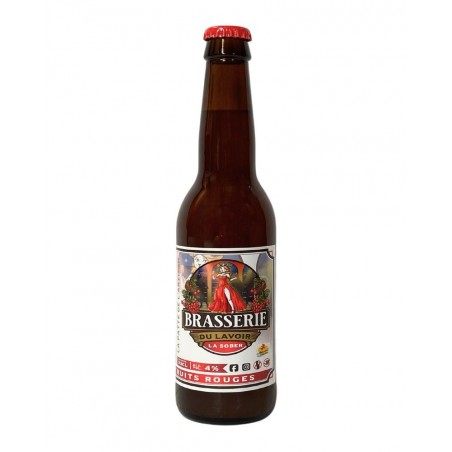 Bière aux fruits rouges artisanale 33cl, gamme Sober de la Brasserie du Lavoir à Pulnoy (54, Meurthe-et-Moselle)