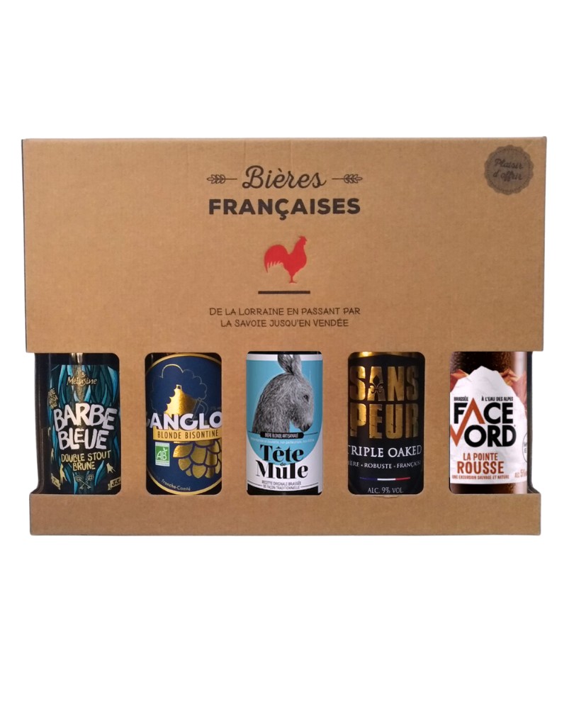 Coffret 5 bières françaises