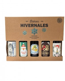 Coffret de 5 bières hivernales