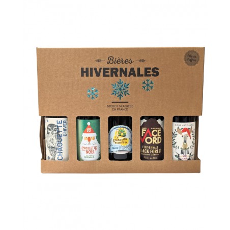 Coffret de 5 bières hivernales