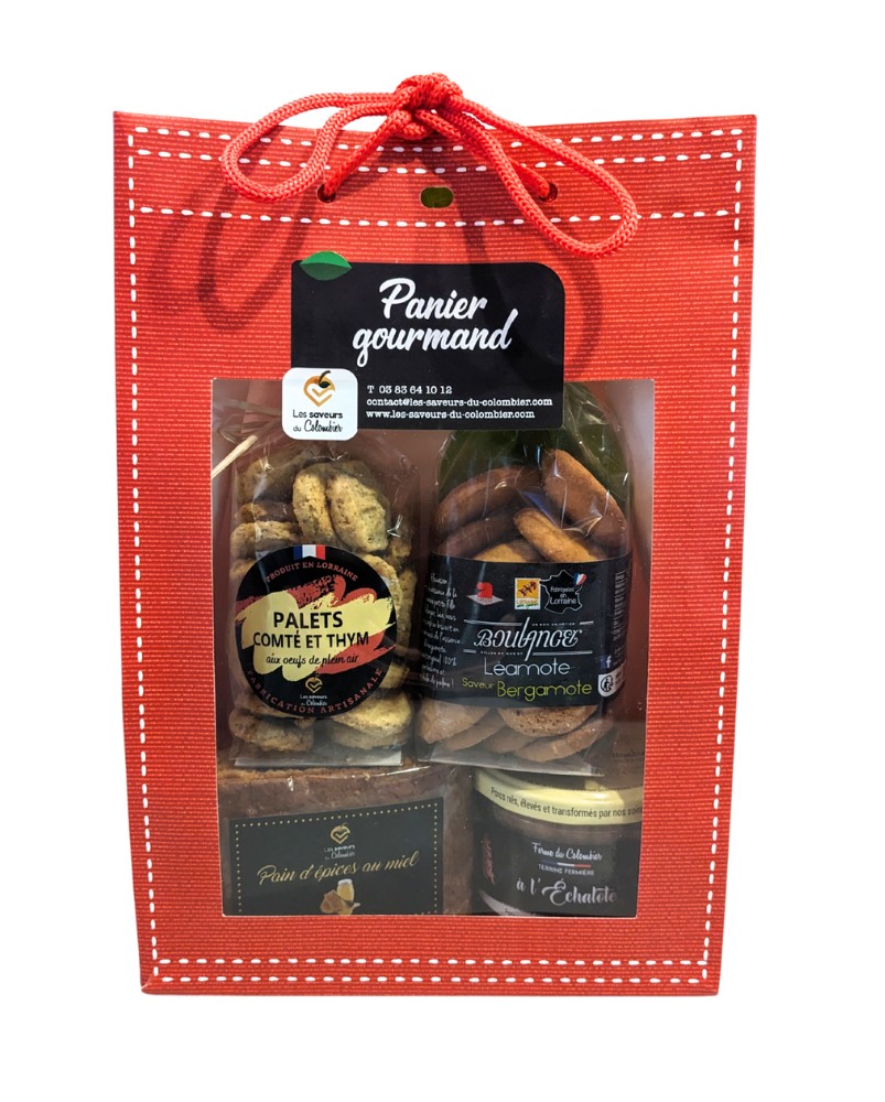 panier garni pochette gourmande salé et sucré petit budget