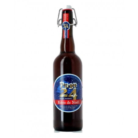 bière de Noël Page 24, produite par la brasserie Saint-Germain (62)