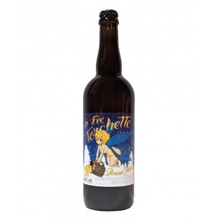 bière de Noël Fée Torchette Bonnes Fêtes 75cl, produite par la brasserie Artésienne