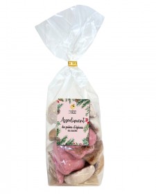 Assortiment de pain d'épices au sucre - 200g