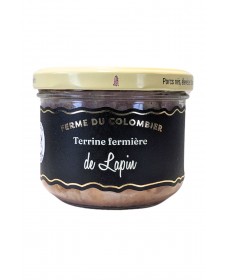 Pâté de lapin, produit par la Ferme du Colombier (Villote-sur-Aire, 55)