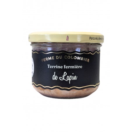 Pâté de lapin, produit par la Ferme du Colombier (Villote-sur-Aire, 55)